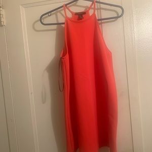 orange dress